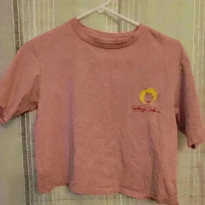 EUC Marilyn Monroe authentic vintage pink crop top, sz S, $19